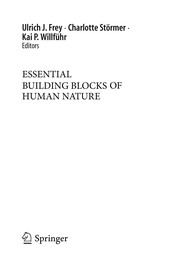 Cover of: Essential Building Blocks of Human Nature