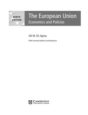 The European Union by A. M. El-Agraa