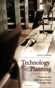 Cover of: Technology planning by Joseph R. Matthews
