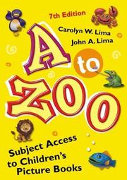 Cover of: A to zoo by Carolyn W. Lima