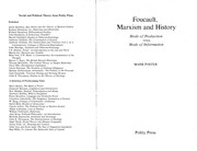 Cover of: Foucault, Marxism, and history: mode of production versus mode of information