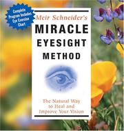 Cover of: Miracle Eyesight Method by Meir Schneider