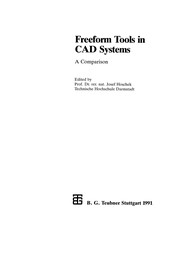 Cover of: Freeform Tools in CAD Systems: A Comparison