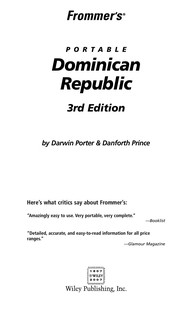 Cover of: Frommer's Portable Dominican Republic by Darwin Porter