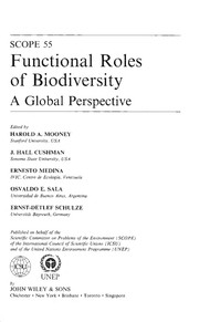 Cover of: Functional roles of biodiversity: a global perspective