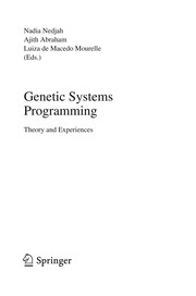 Cover of: Genetic systems programming: theory and experiences