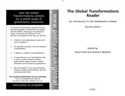 Cover of: The global transformations reader: an introduction to the globalization debate