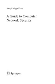 Cover of: A guide to computer network security