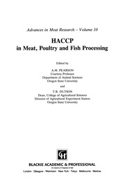 Cover of: HACCP in meat, poultry and fish processing