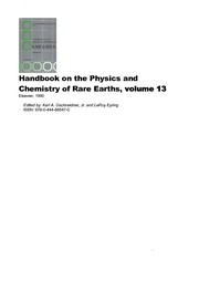 Cover of: Handbook on the physics and chemistry of rare earths