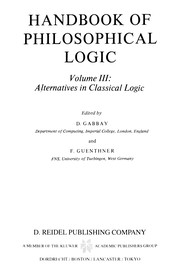 Cover of: Alternatives in [i.e. to] classical logic