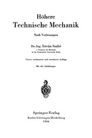 Cover of: Höhere Technische Mechanik: Nach Vorlesungen
