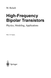 Cover of: High-Frequency Bipolar Transistors: Physics, Modeling, Applications