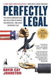 Perfectly Legal by David Cay Johnston