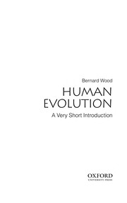Cover of: Human Evolution: A Very Short History.