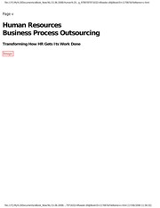 Cover of: Human resources business process outsourcing by Edward E. Lawler III ... [et al.].