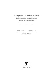 Cover of: Imagined communities: reflections on the origin and spread of nationalism