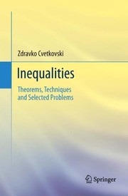 Inequalities by Zdravko Cvetkovski