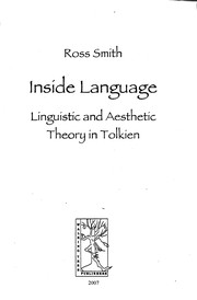 Cover of: Inside language by Ross Smith