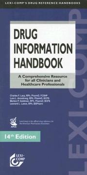 Cover of: Lexi Comp's Drug Information Handbook by Charles F. Lacy