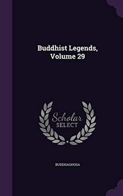 Cover of: Buddhist Legends, Volume 29