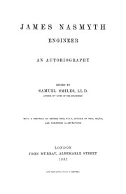 Cover of: James Nasmyth, engineer: an autobiography