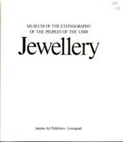 Cover of: Jewellery: Museum of the Ethnography of the Peoples of the USSR