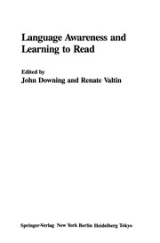 Cover of: Language Awareness and Learning to Read