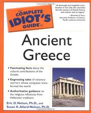 Cover of: Complete idiot's guide to ancient Greece