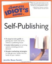 Cover of: The Complete Idiot's Guide to Self-Publishing