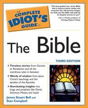 Cover of: The Complete Idiot's Guide to the Bible, Third Edition