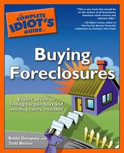 The complete idiot's guide to buying foreclosures by Bobbi Dempsey