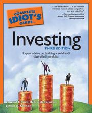 Cover of: The complete idiot's guide to investing