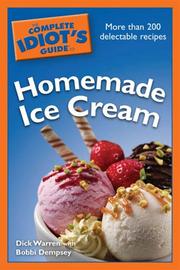 Cover of: The Complete Idiot's Guide to Homemade Ice Cream (Complete Idiot's Guide to)