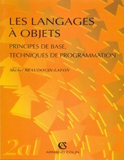 Les langages à objets by Michel Beaudouin-Lafon