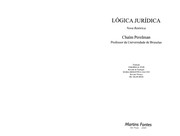 Cover of: Lógica jurídica: nova retórica