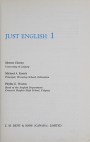 Cover of: Just English