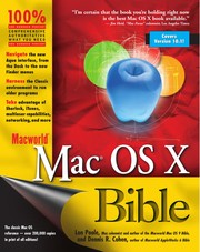 Cover of: Macworld Mac OS X bible
