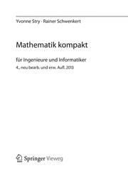 Cover of: Mathematik kompakt: für Ingenieure und Informatiker