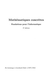 Cover of: Mathématiques concrètes by Ronald L. Graham