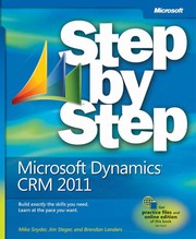 Cover of: Microsoft Dynamics CRM 2011 step by step
