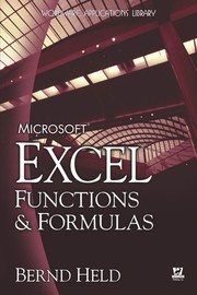 Microsoft Excel functions & formulas by Bernd Held