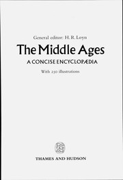 Cover of: The Middle Ages: A Concise Encyclopaedia