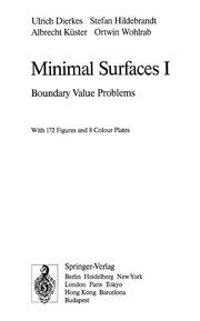 Cover of: Minimal surfaces