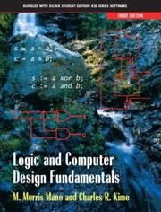 Cover of: Logic and Computer Design Fundamentals, Third Edition