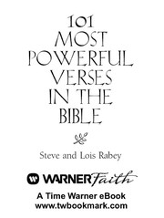 Cover of: 101 most powerful verses in the Bible