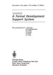 Cover of: Mural: A Formal Development Support System