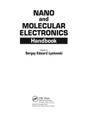 Cover of: Nano and molecular electronics handbook