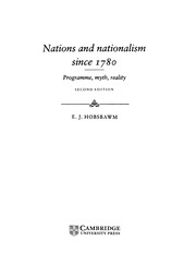 Cover of: Nations and nationalism since 1780 by Eric Hobsbawm