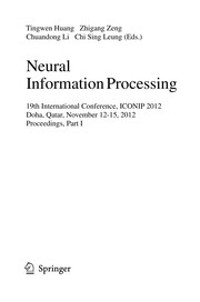 Neural Information Processing by Tingwen Huang